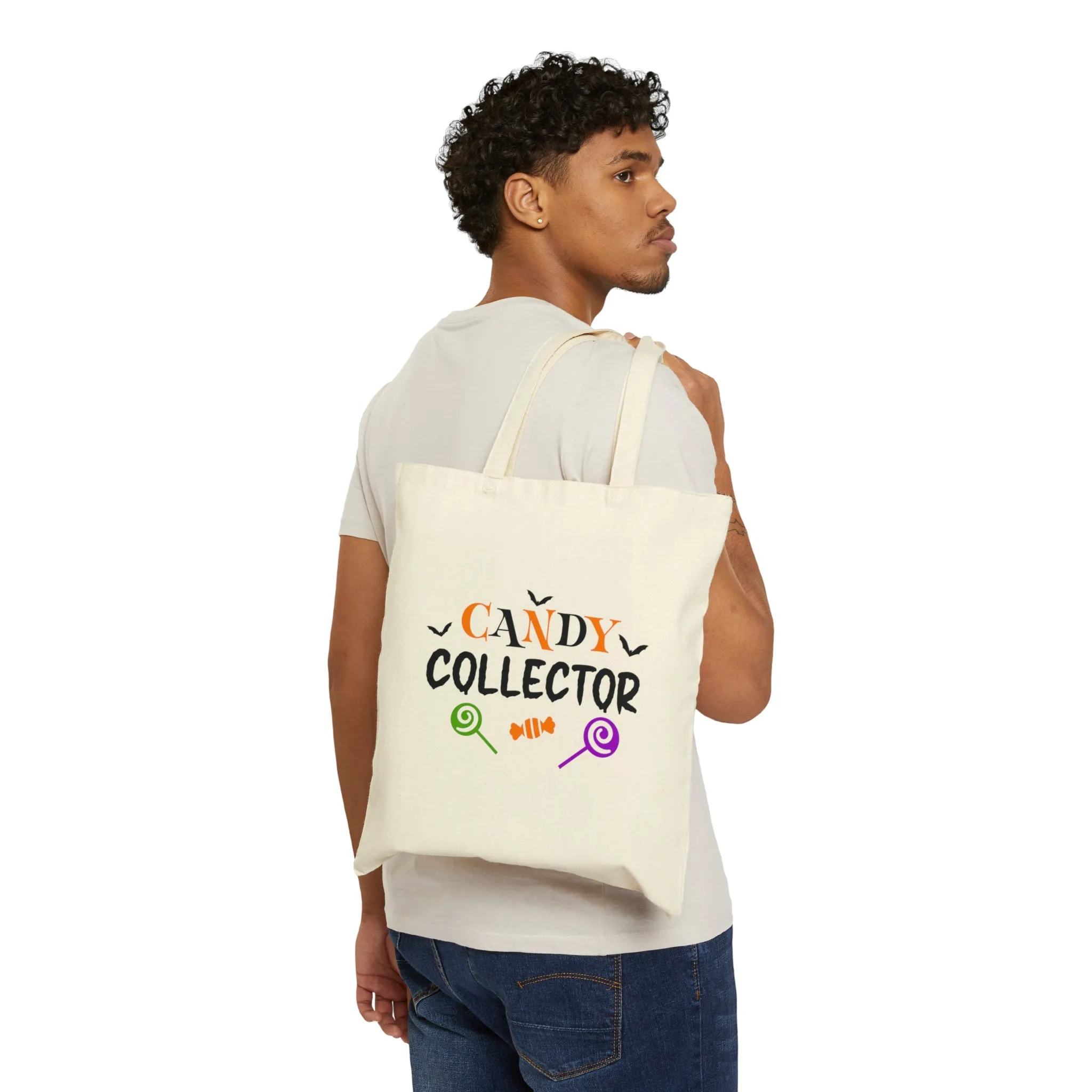Candy Collector Cotton Canvas Tote Bag