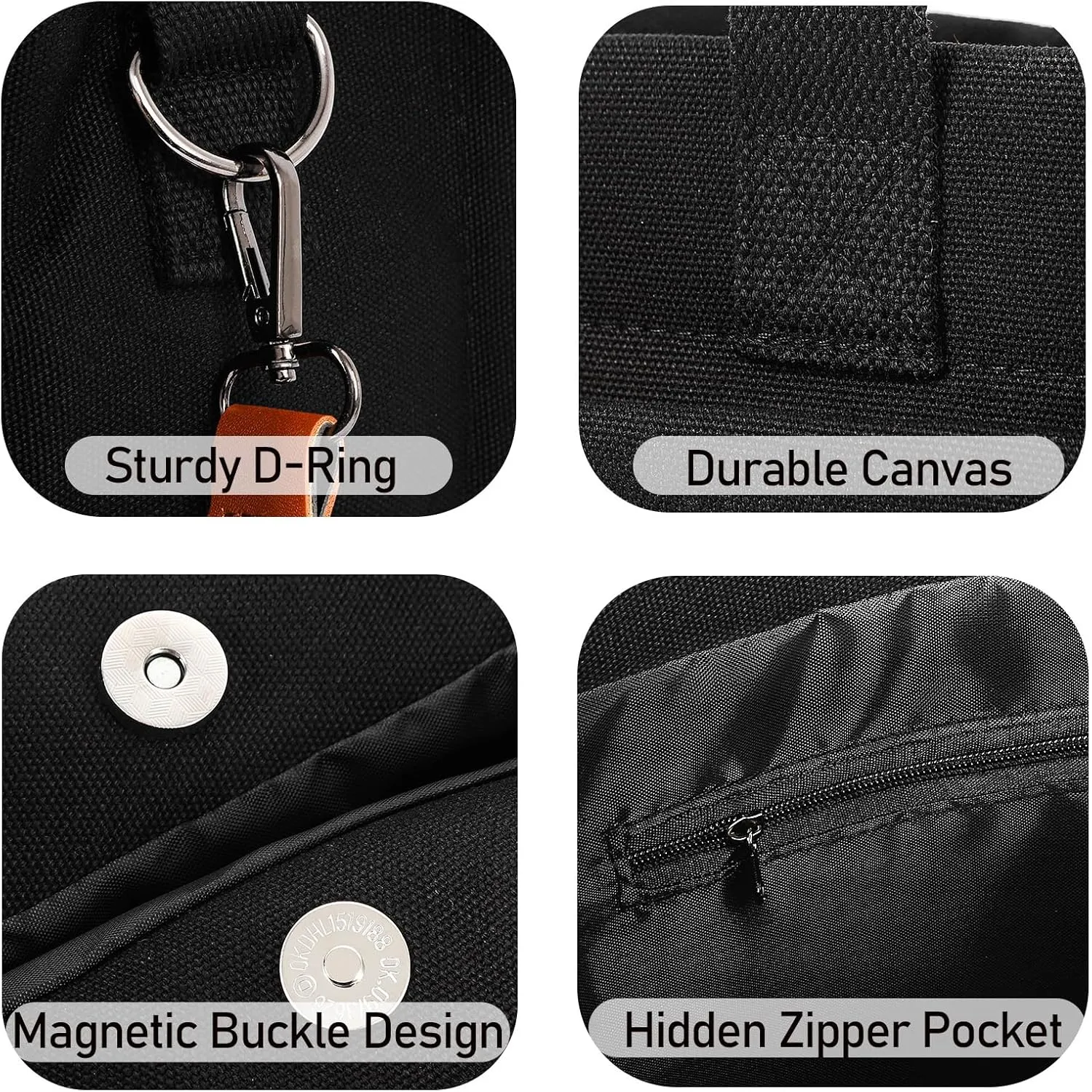 Canvas Tote Bag for Women, Large Laptop Travel Tote Handbag Totes with Crossbody Shoulder Teachers Reusable Grocery Bags