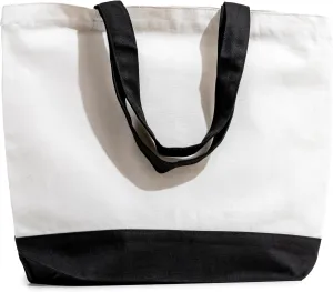 Carrywell (Not Made in China Canvas Tote Bags In Bulk, Reusable Shopping Bags, Organic Cotton Cloth