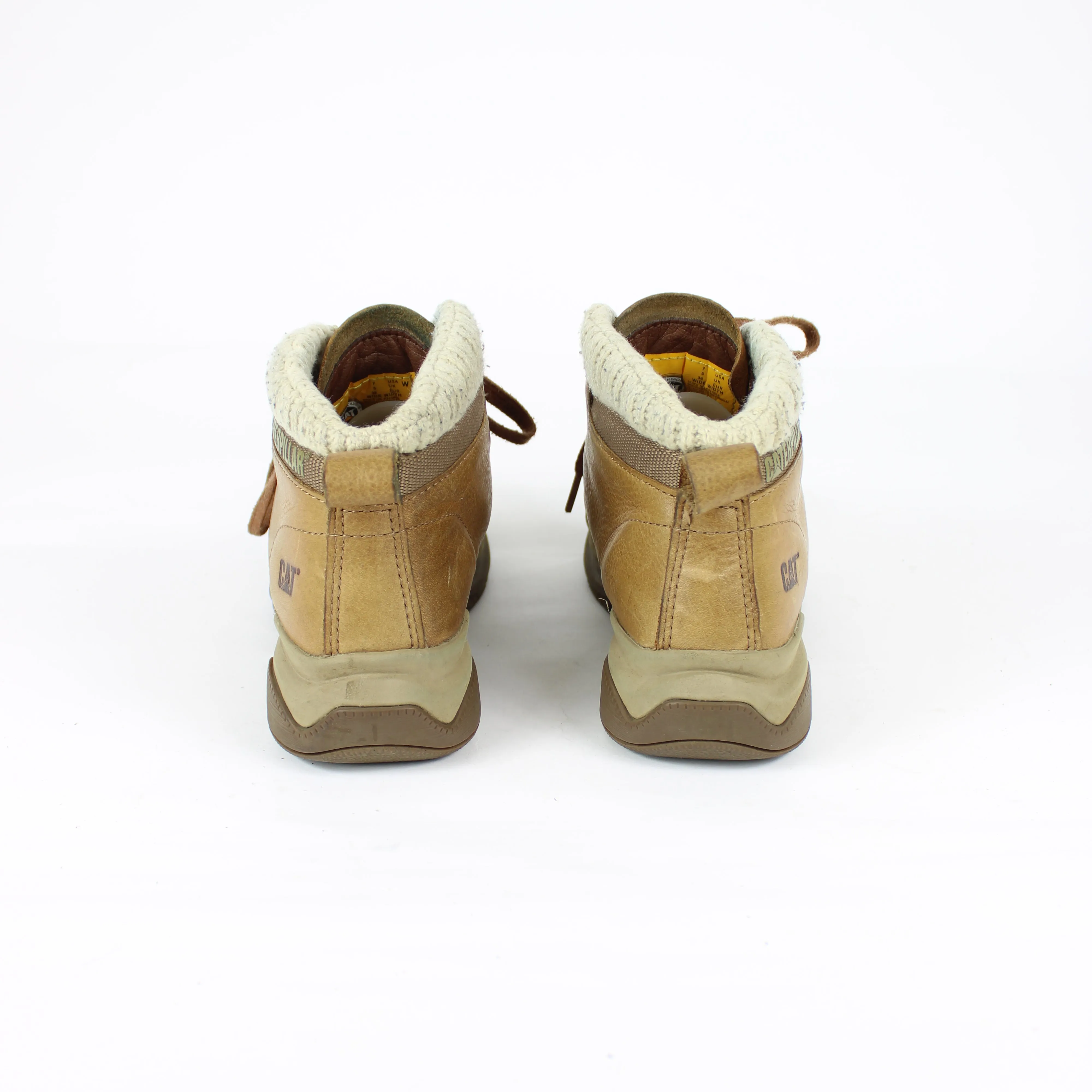 Caterpillar Brown Leather Work Boots