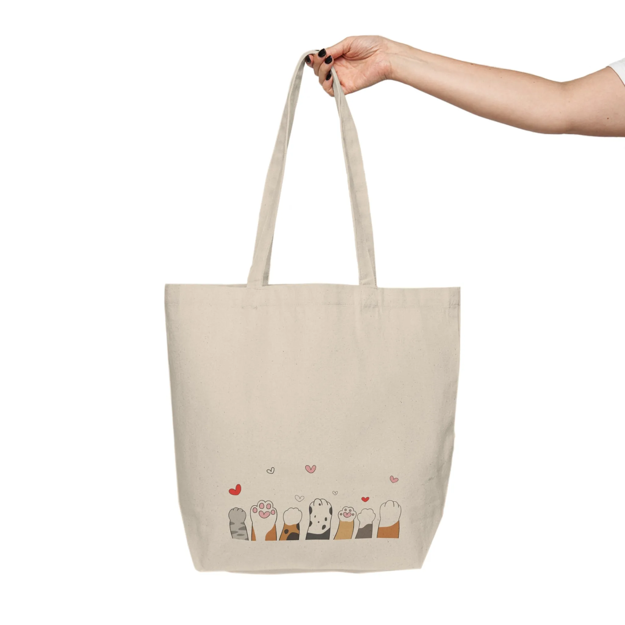 “Cats & Dogs I” Canvas Tote