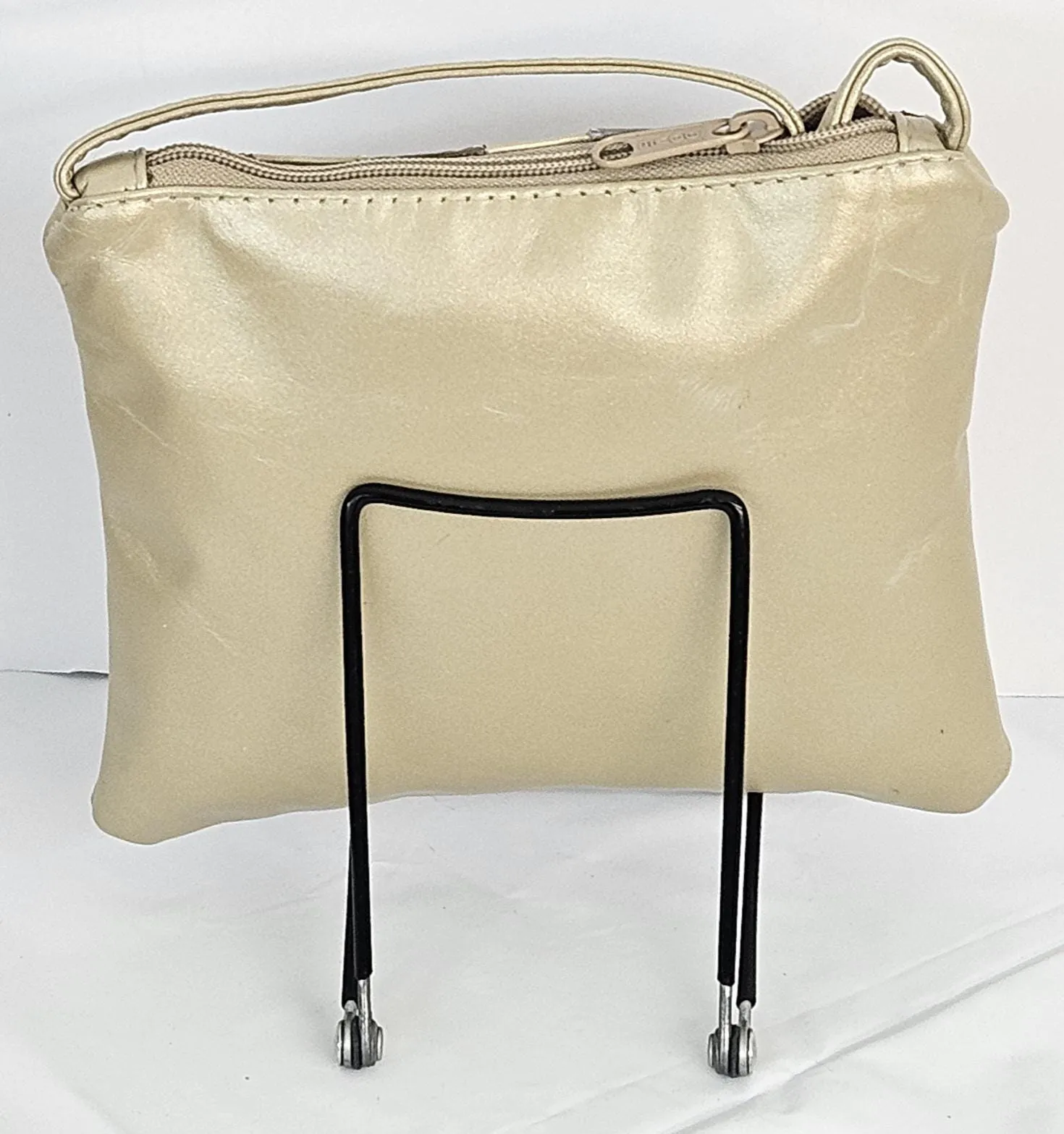 Champagne with Bronx,mocha,Tan matlice To  Zigzag stich Crossbody Handbag#TR3302cbmt-Z,Purses,Universal Use Genuine Leather. Made in USA.