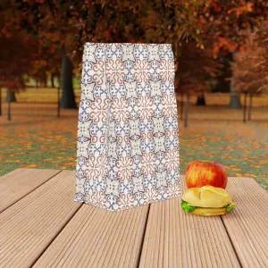 Chic Eco Block Pattern Lunch Bag