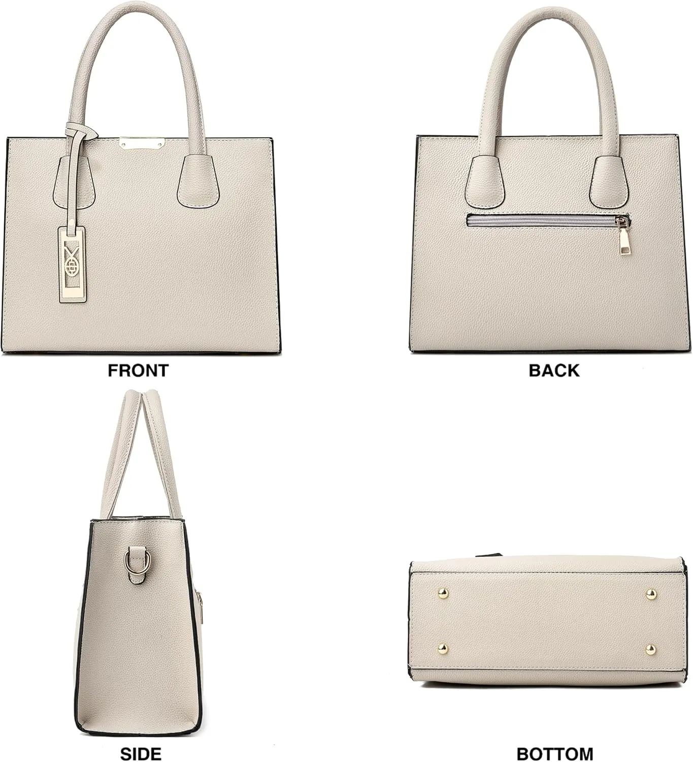 CHICAROUSAL Crossbody Purses and Handbags for Women PU Leather Tote Shoulder Bags Top Handle Satchel