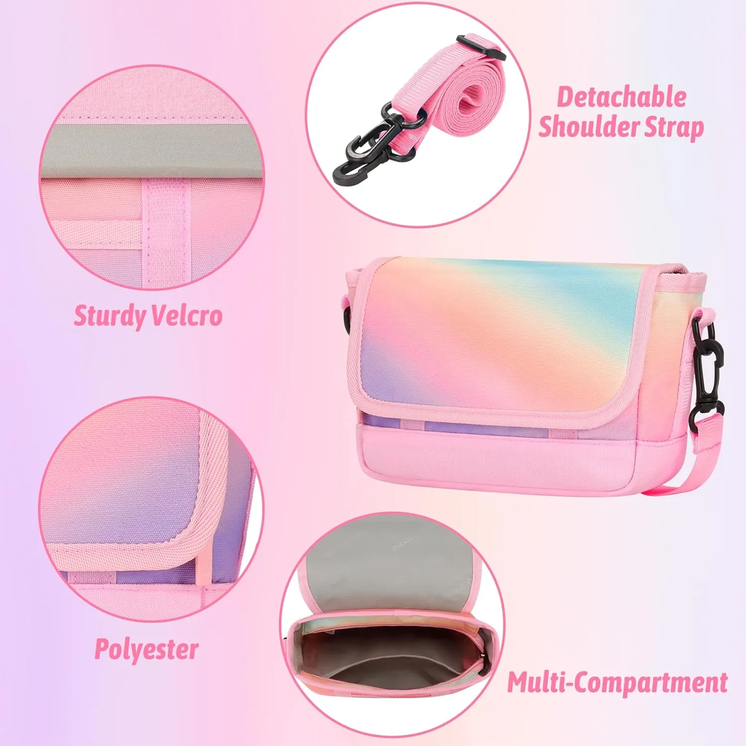 Choco Mocha Girls Purses for Kids 6-8, Girls Crossbody Purse for Kids