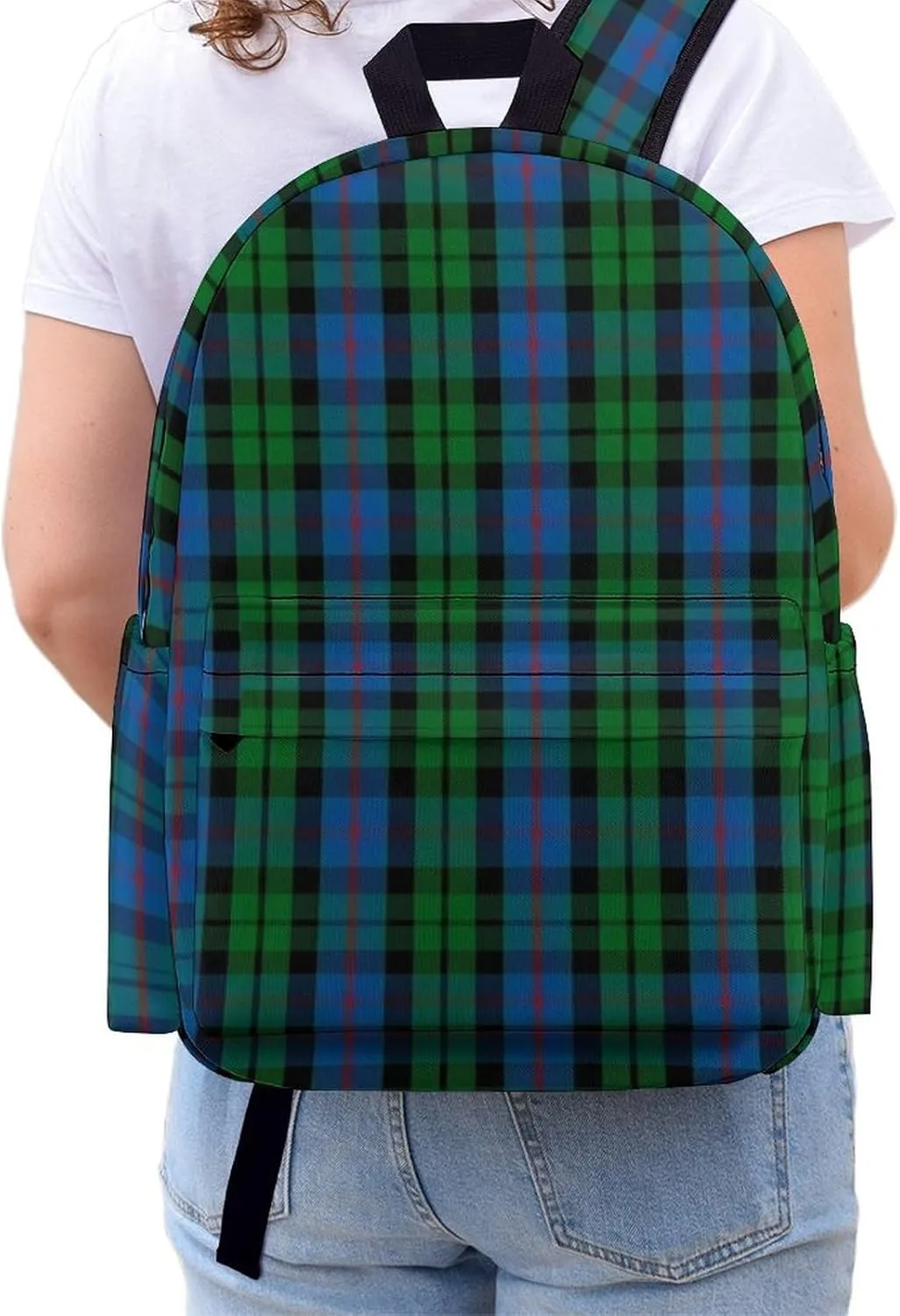 Clan Morrison Tartan Casual Lightweight Large Capacity Travel Backpack Unisex