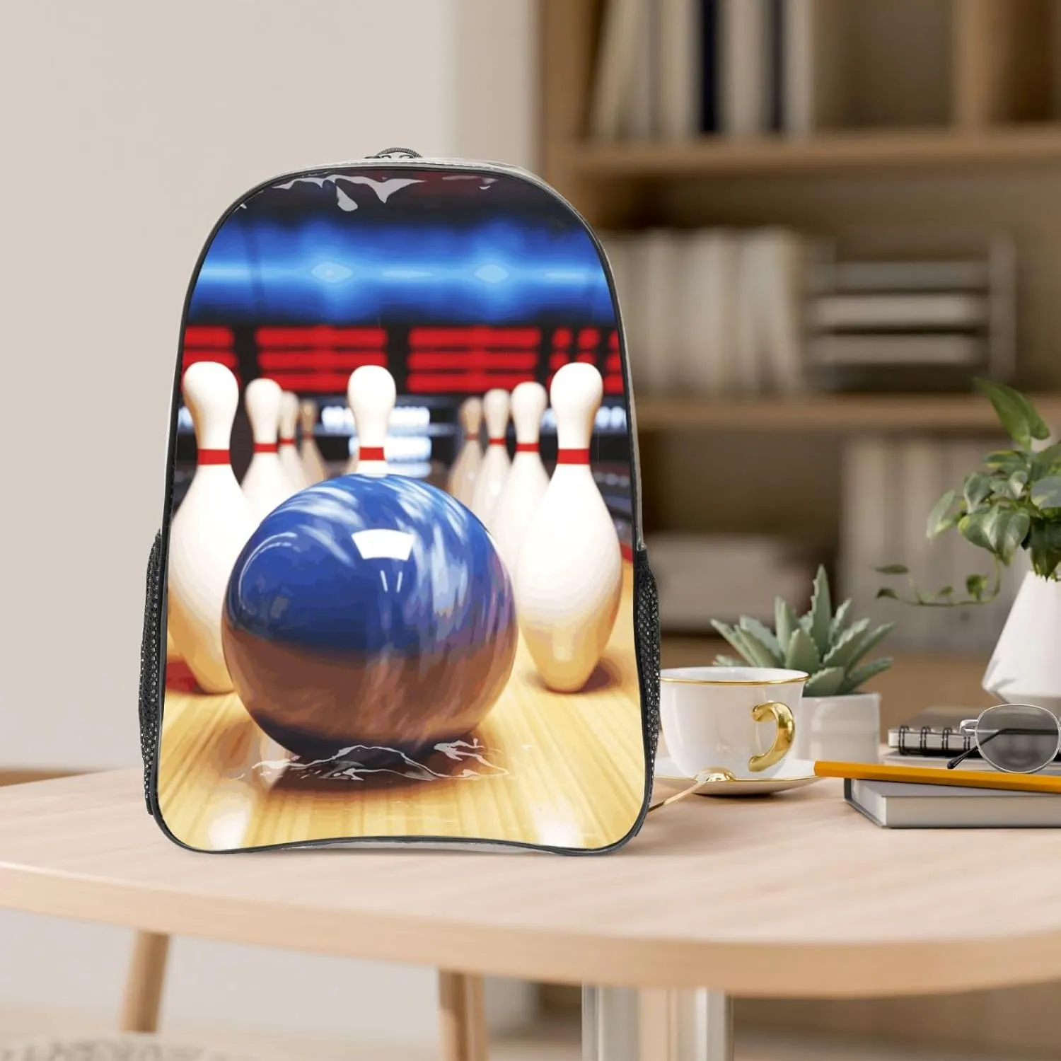 Clear Backpack Heavy Duty PVC Transparent Bookbag bowling Backpack Daypack Laptop Backpack