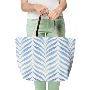Coastal Blue Canvas Tote Bag