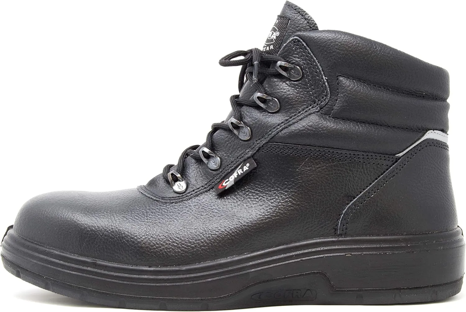 Cofra Work Shoes - Heat Resistant Asphalt Footwear with Composite Safety Toe & Heat Defender Nitrile Rubber Outsole - Black