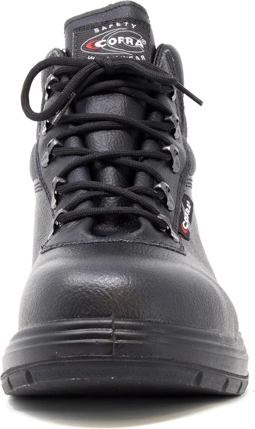 Cofra Work Shoes - Heat Resistant Asphalt Footwear with Composite Safety Toe & Heat Defender Nitrile Rubber Outsole - Black