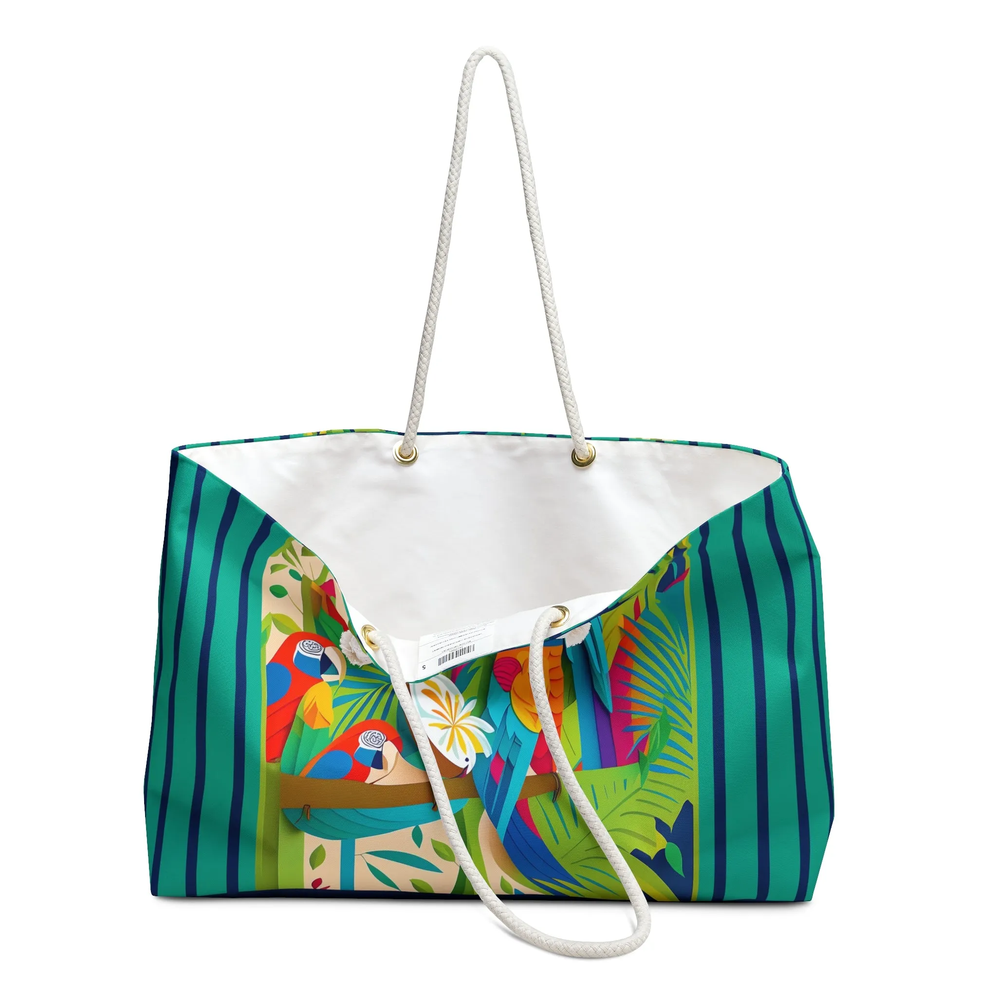Colorful Macaws Weekender Bag