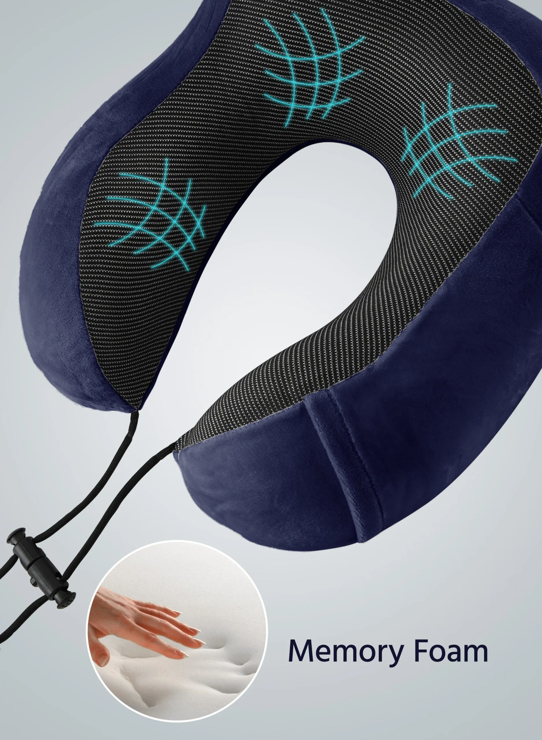Comfy Series 3 Memory Foam Neck Pillow