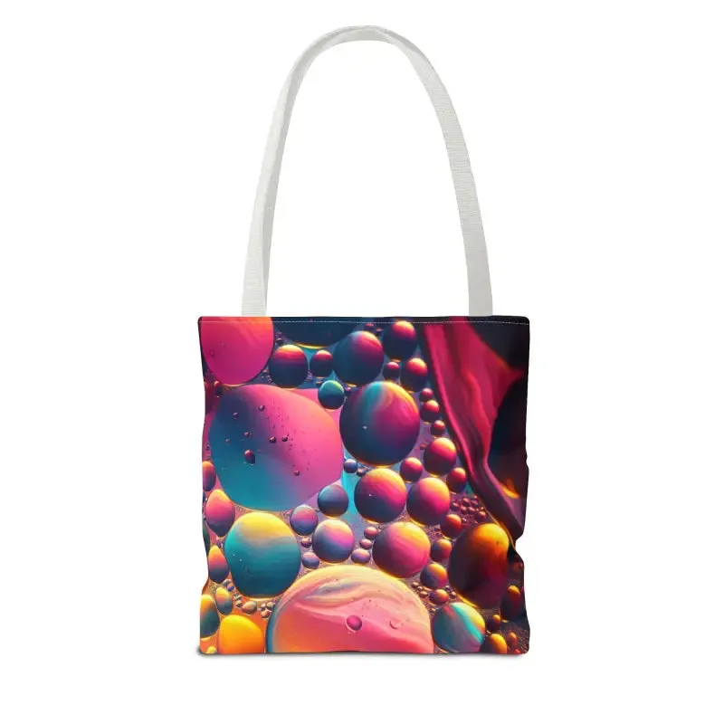 Cool Tote Bag with Abstract Vibrant Pattern