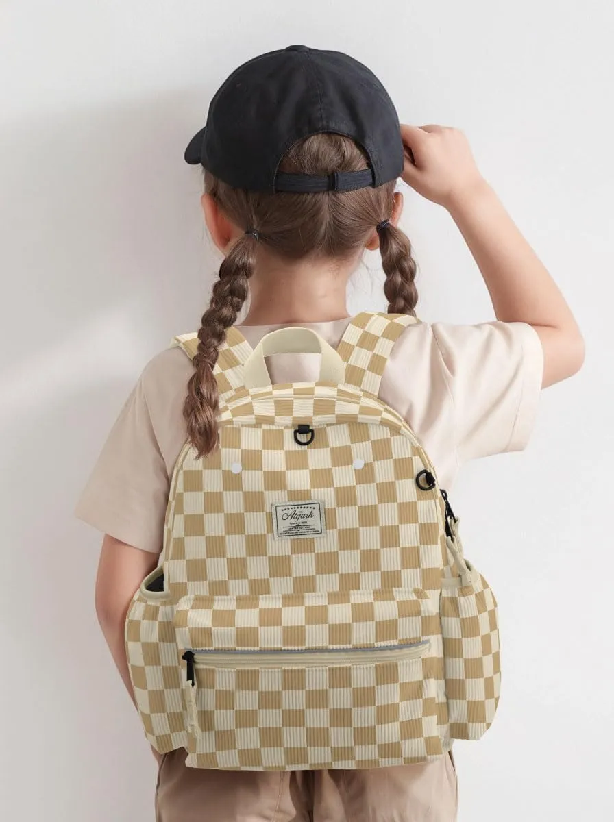 Corduroy Toddler Backpack for Boys 2-5: Preschool Backpack for Boys Girls - Cute Kids Backpack for Boys 13.5" H Fit Folder