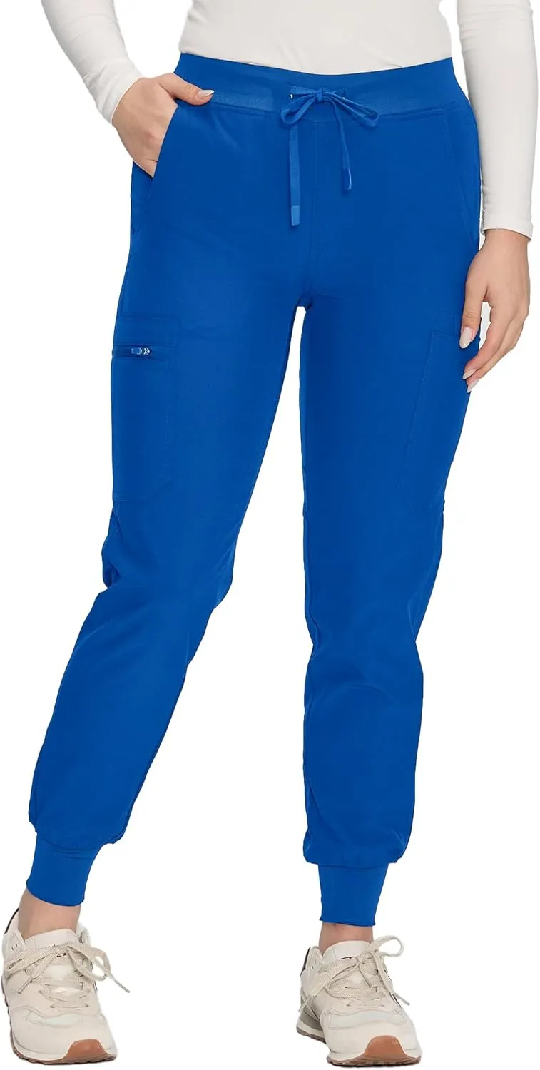 COZYFIT Scrub Pants for Women - Cargo Pants Scrubs with 7 Pockets,Soft Stretch