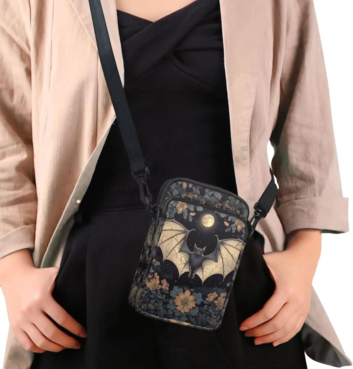 Crossbody Bag Crossbody Purses for Women Shoulder Bags with Strap Casual Polyester Shoulder Bag
