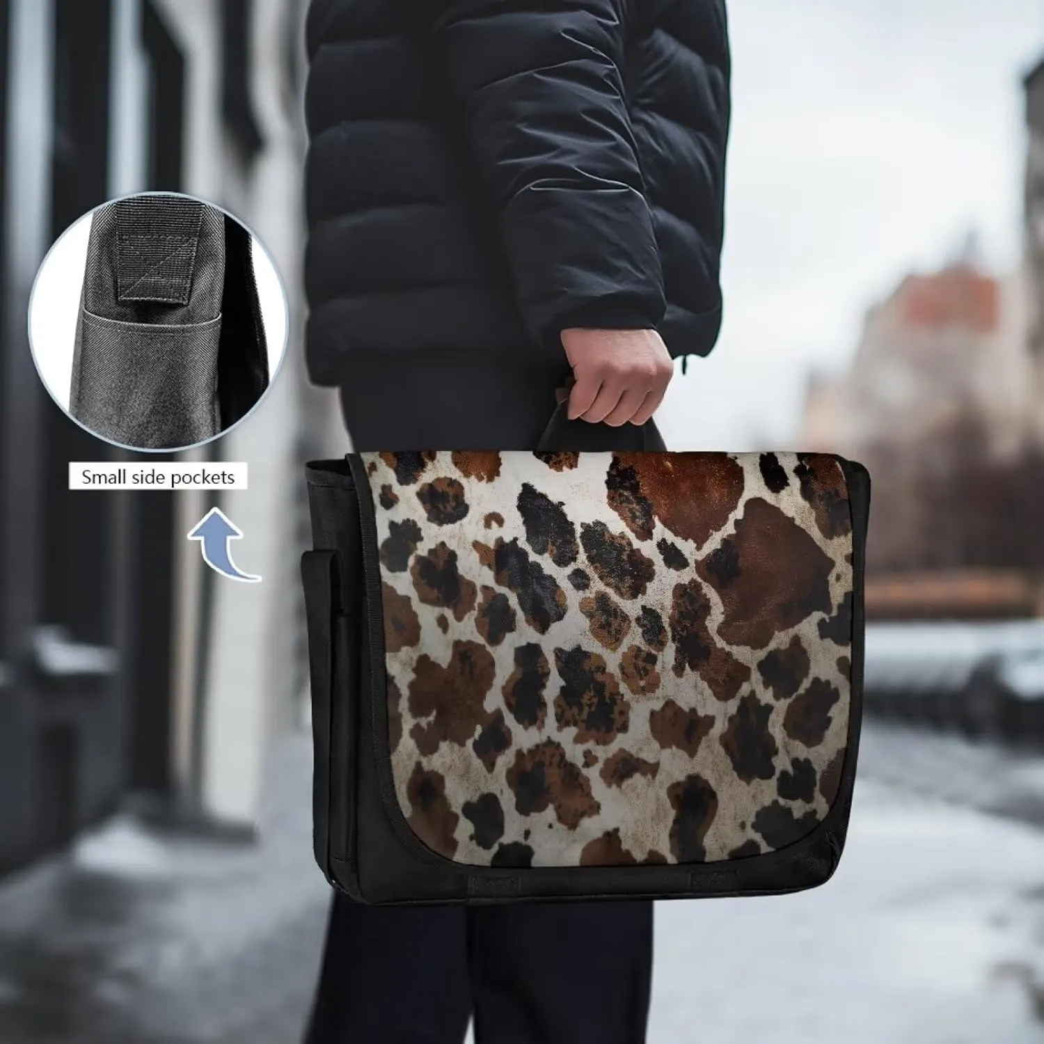 Crossbody Bags for Women Men Large Over the Shoulder Purses and Flap Cross Body Handbags with Side Pocket
