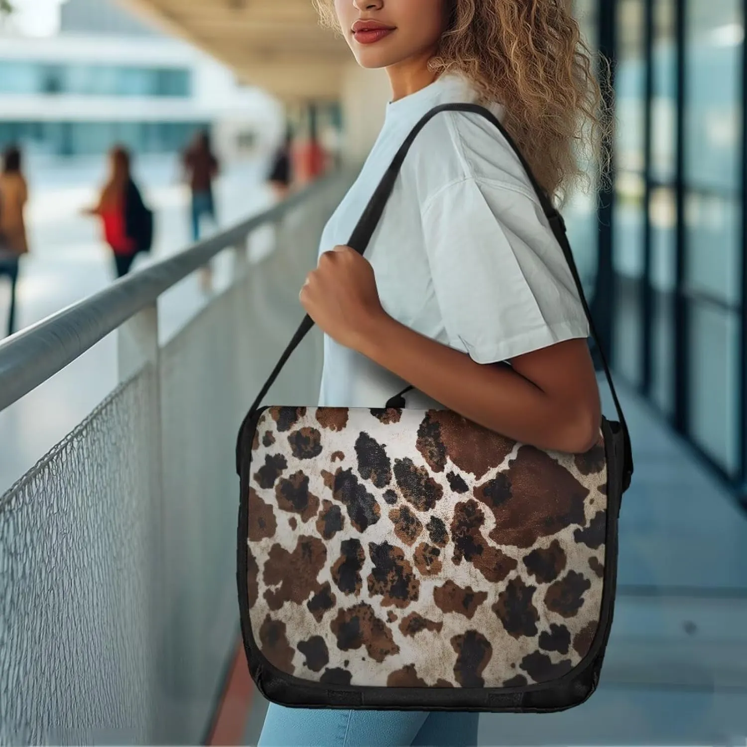 Crossbody Bags for Women Men Large Over the Shoulder Purses and Flap Cross Body Handbags with Side Pocket