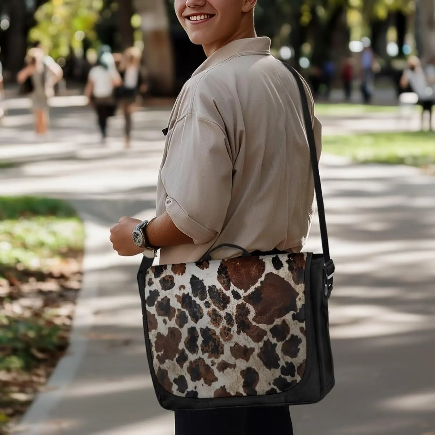 Crossbody Bags for Women Men Large Over the Shoulder Purses and Flap Cross Body Handbags with Side Pocket