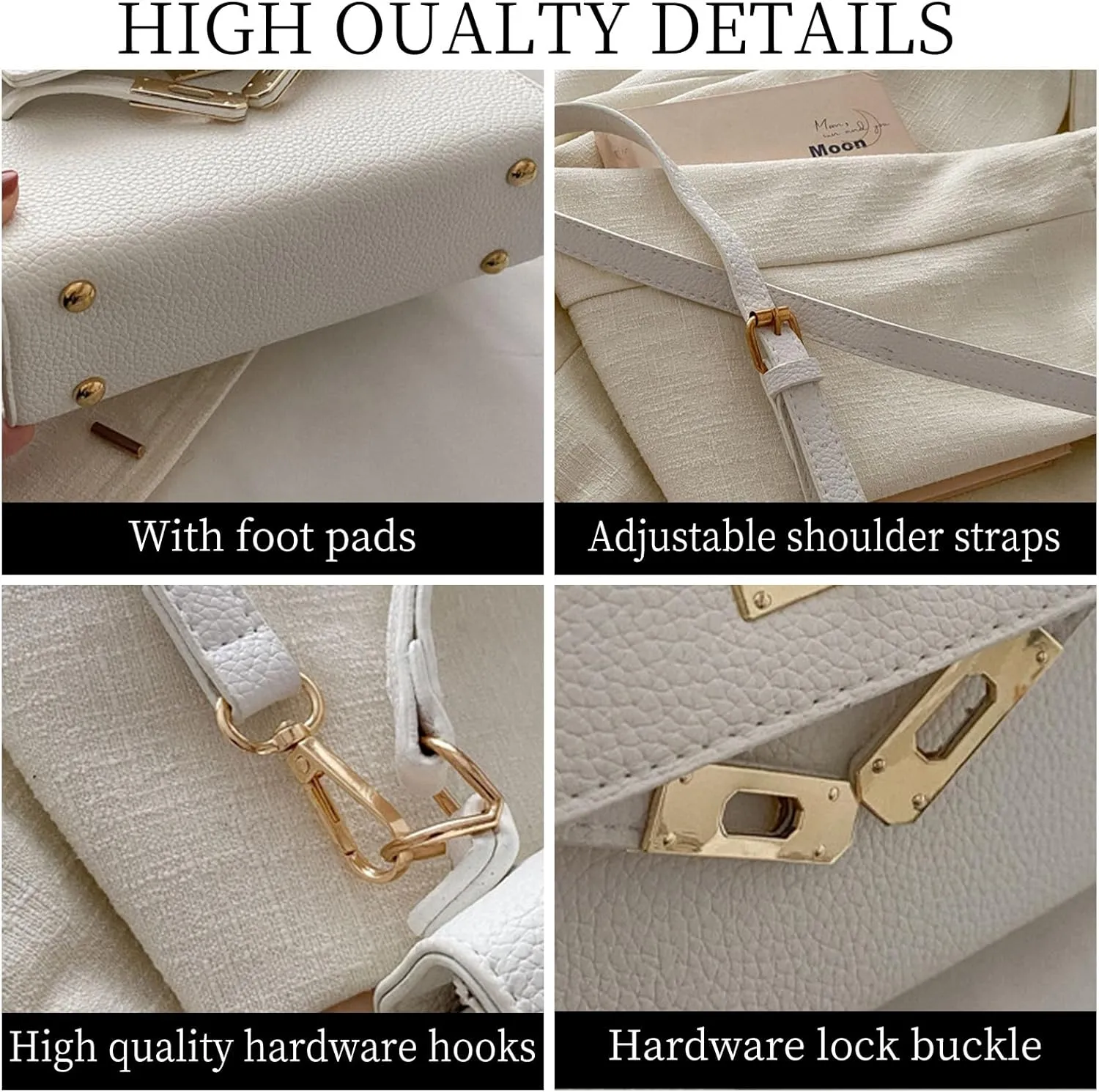 Crossbody Purse for Women, Purses for Women Crossbody Bag，Ladies Elegant Handbag Suitable for Work, Travel & Gift