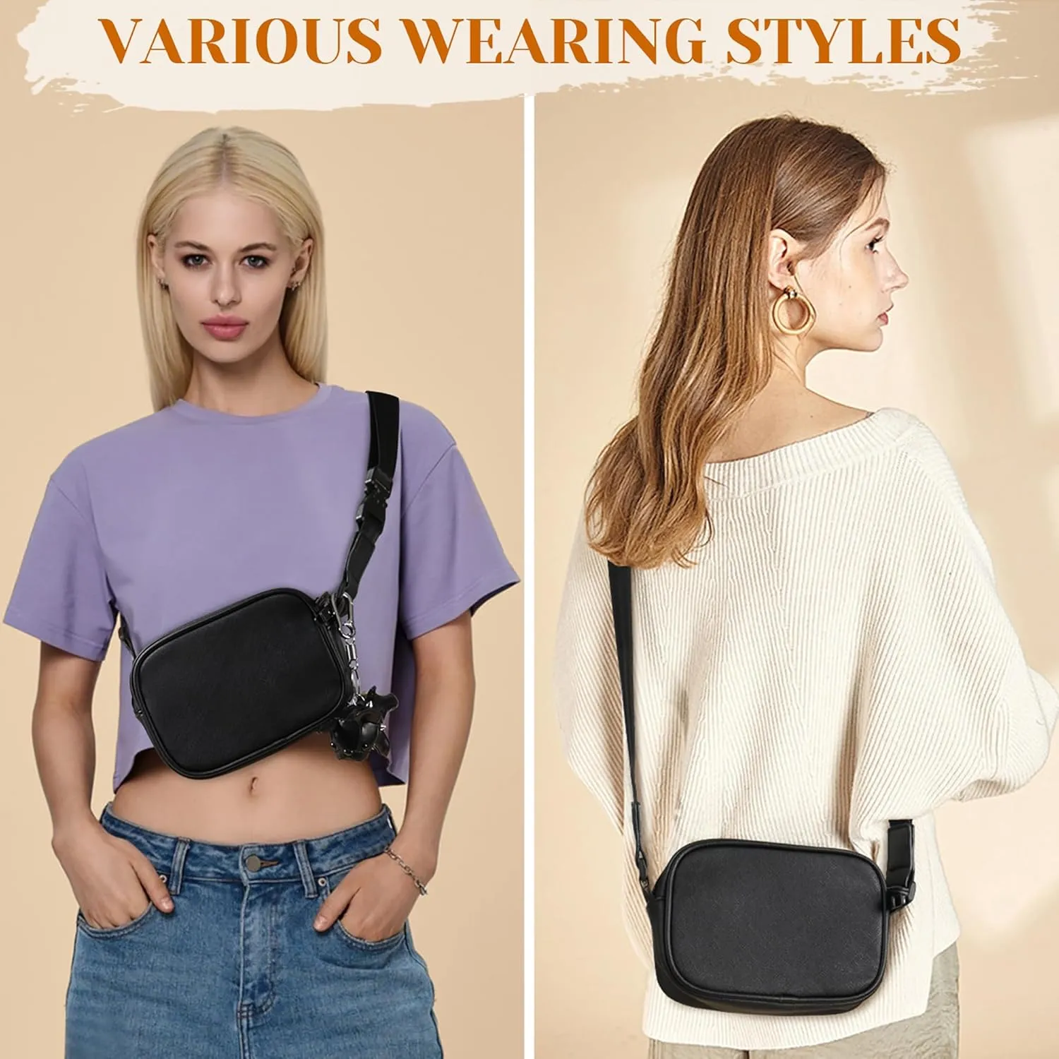 Crossbody purses for Girl Teen women- Birthday Gifts for 8 14 18 Year Old Girls -Graduation Gifts for Her (A-Z)