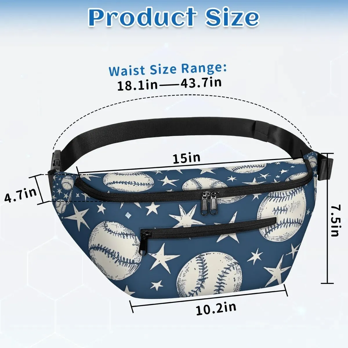 Crossbody Sling Bag for Women Men Baseball Star Lightweight Travel Essentials Chest Bag Waterproof Sling Backpack and Cross Body Bag for Daily Use