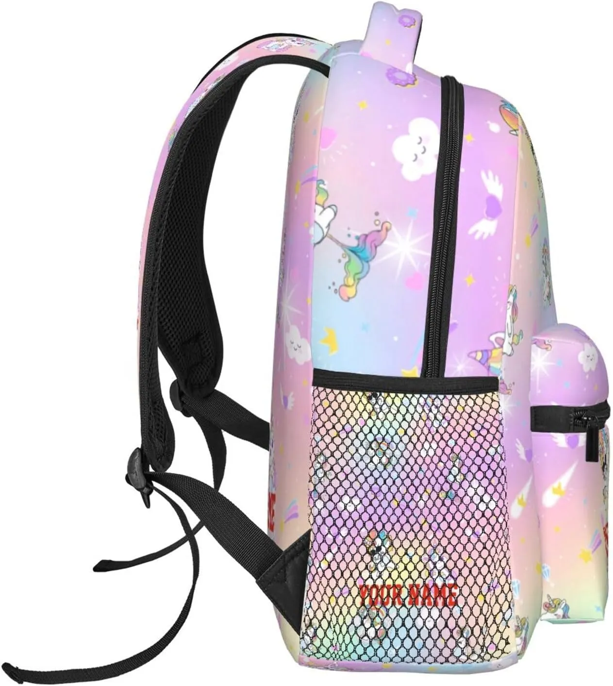 Custom Backpack for Kids,Personalized Backpacks for Boys Girls Design Name Text Cute Lightweight Kindergarten Elementary School Bookbag
