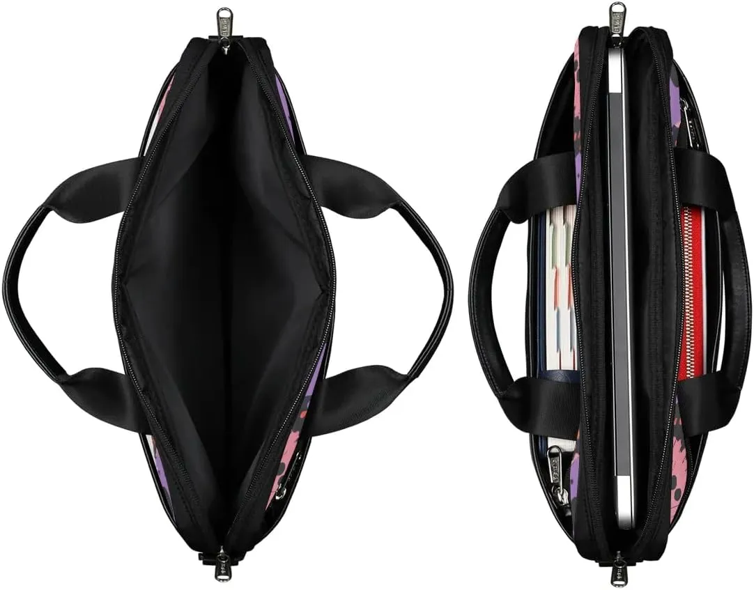Custom Name Butterfly Laptop Bags for Women, Personalized Text Laptop Case Shoulder Bag,Computer Bag for Women Work