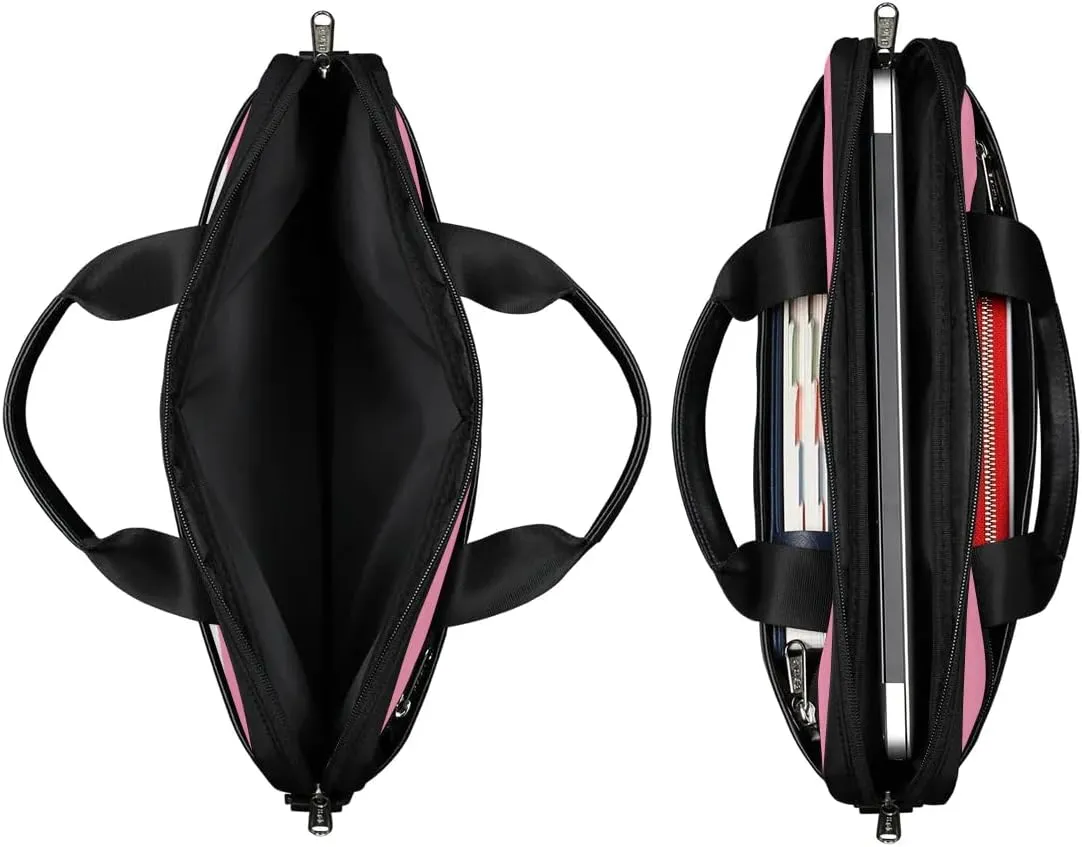 Custom Name Laptop Bags for Women Men, Personalized Text Laptop Case Shoulder Bag,Computer Bags for Work