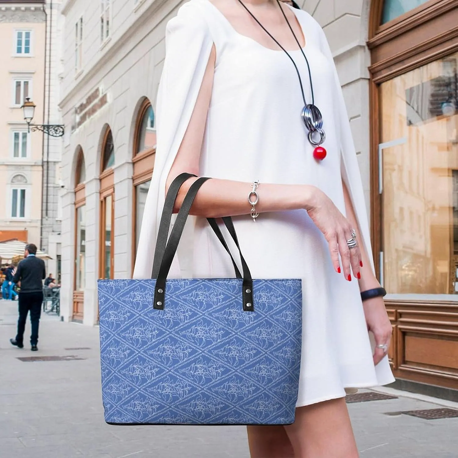 Cute AutismAwareness A Leather Handbag with Large Capacity And Portability