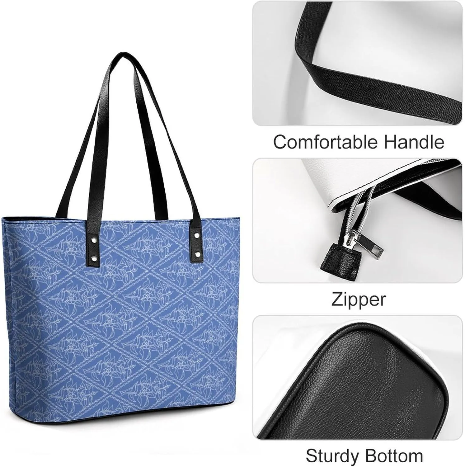 Cute AutismAwareness A Leather Handbag with Large Capacity And Portability