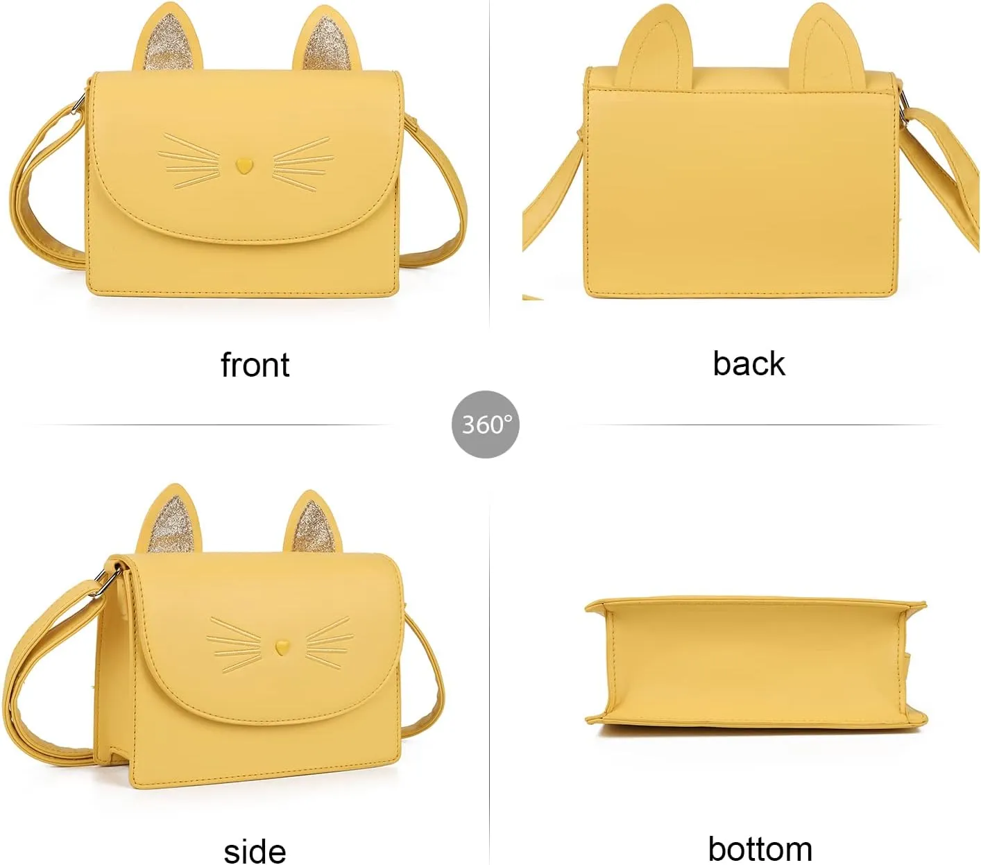 Cute Purses for Teen Girls Small Crossbody Purse and Handbags Cat Gifts for Kids