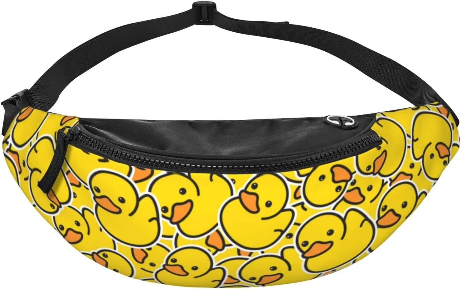 Cute Rubber Ducky Fanny Pack Crossbody Waist Bag Pack for Men Women. Belt Bag for Travel Walking Running Hiking Fishing.