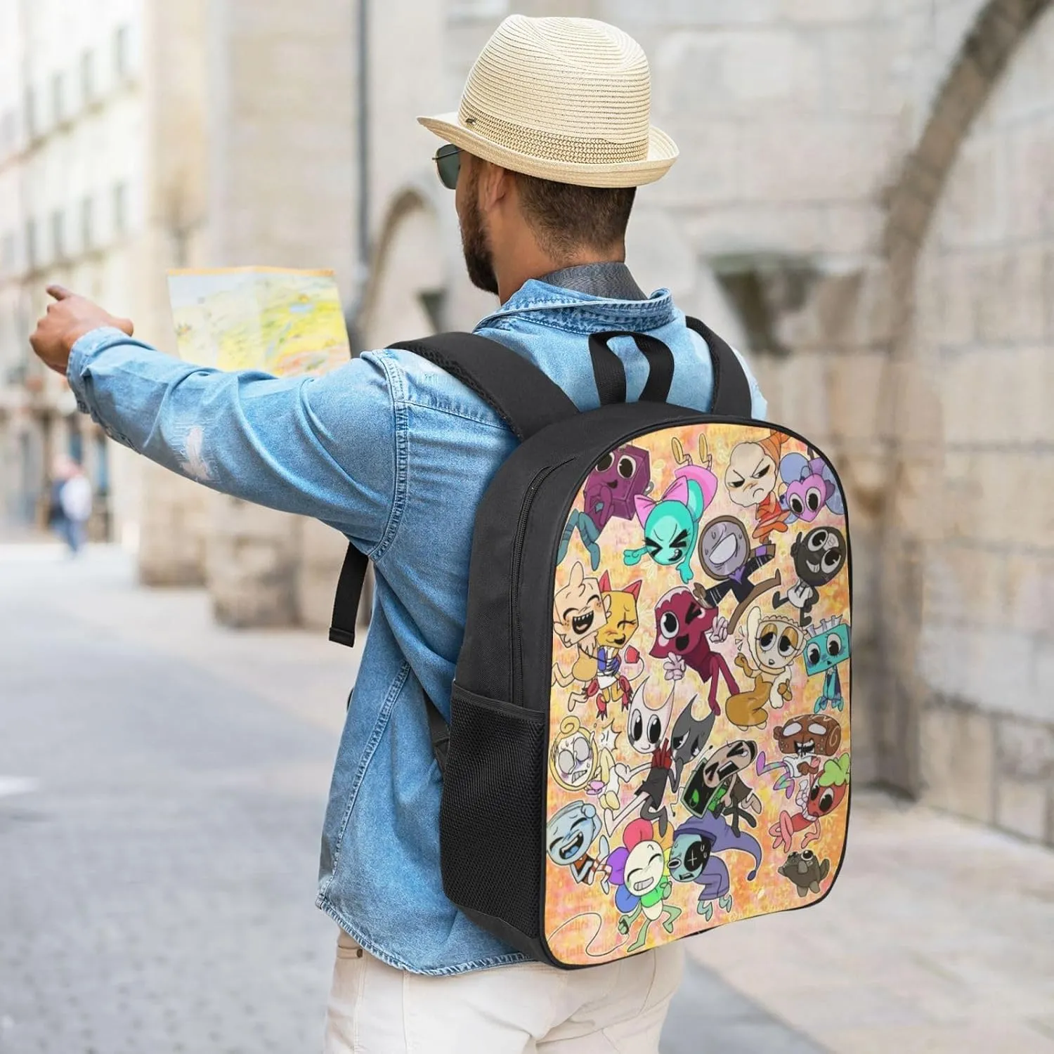 Dandys World Backpack Lightweight Laptop Backpack Cute Travel Backpacks For Unisex 17in