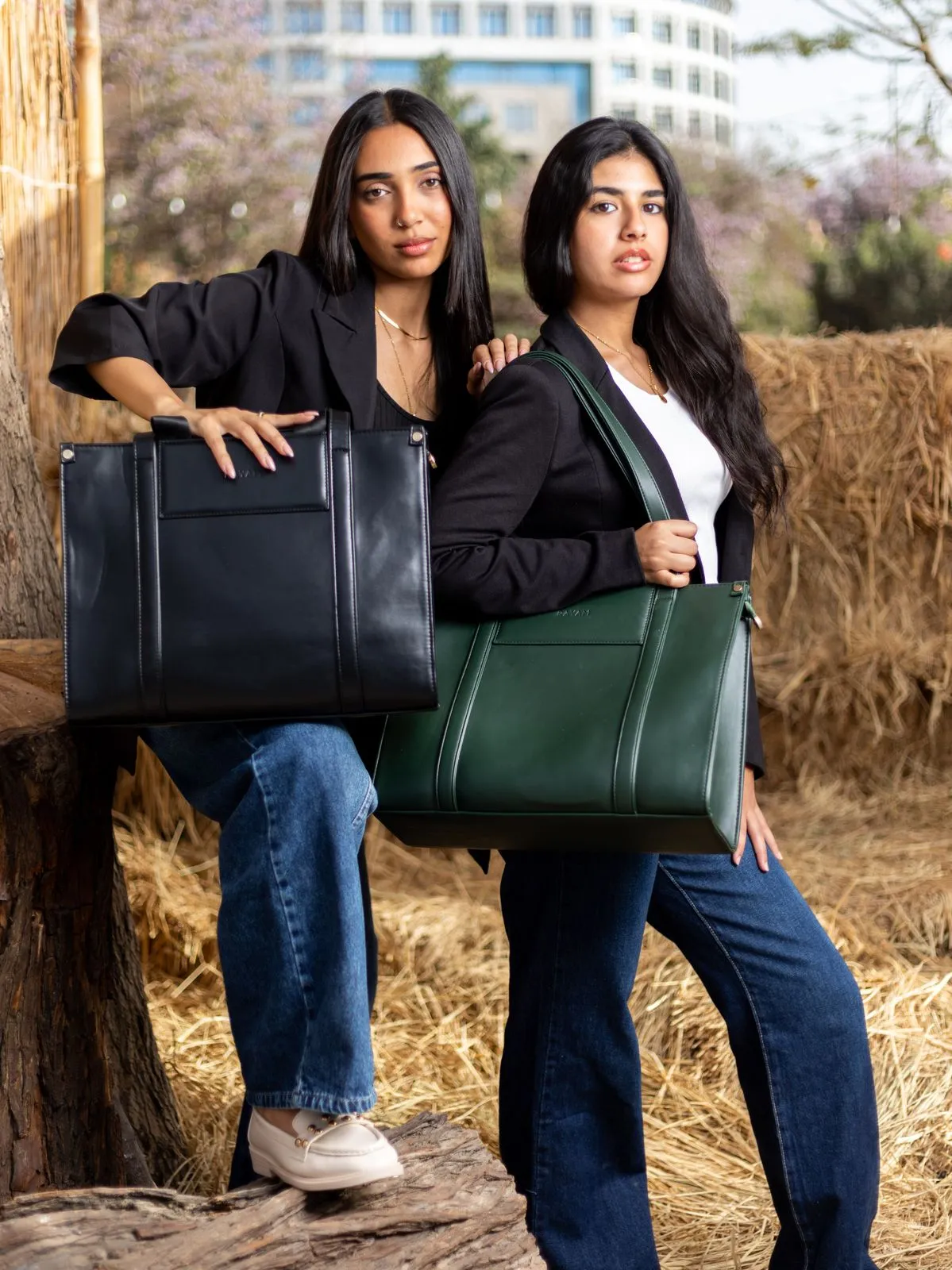 Dark Green Work Bag
