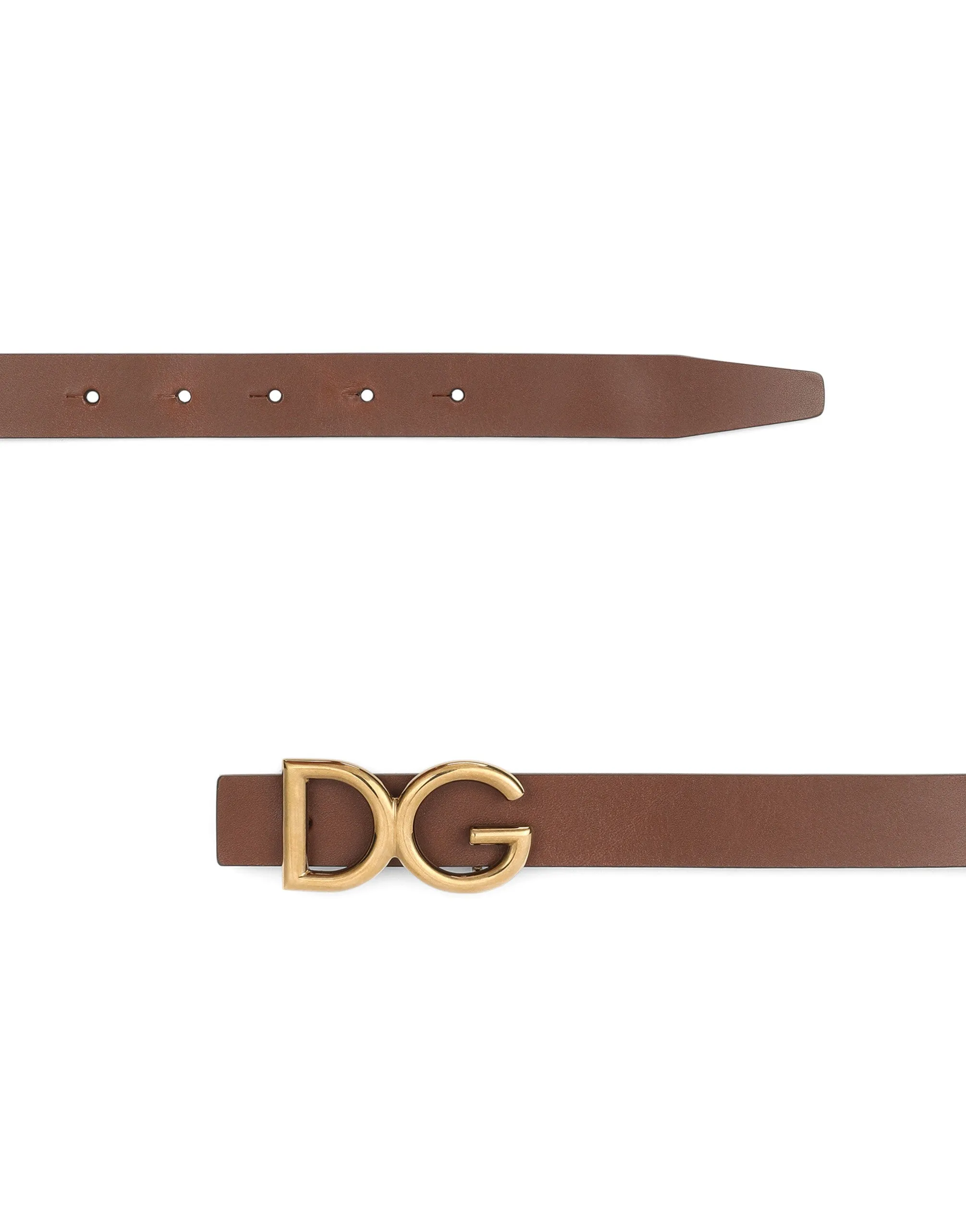 Dauphine leather belt