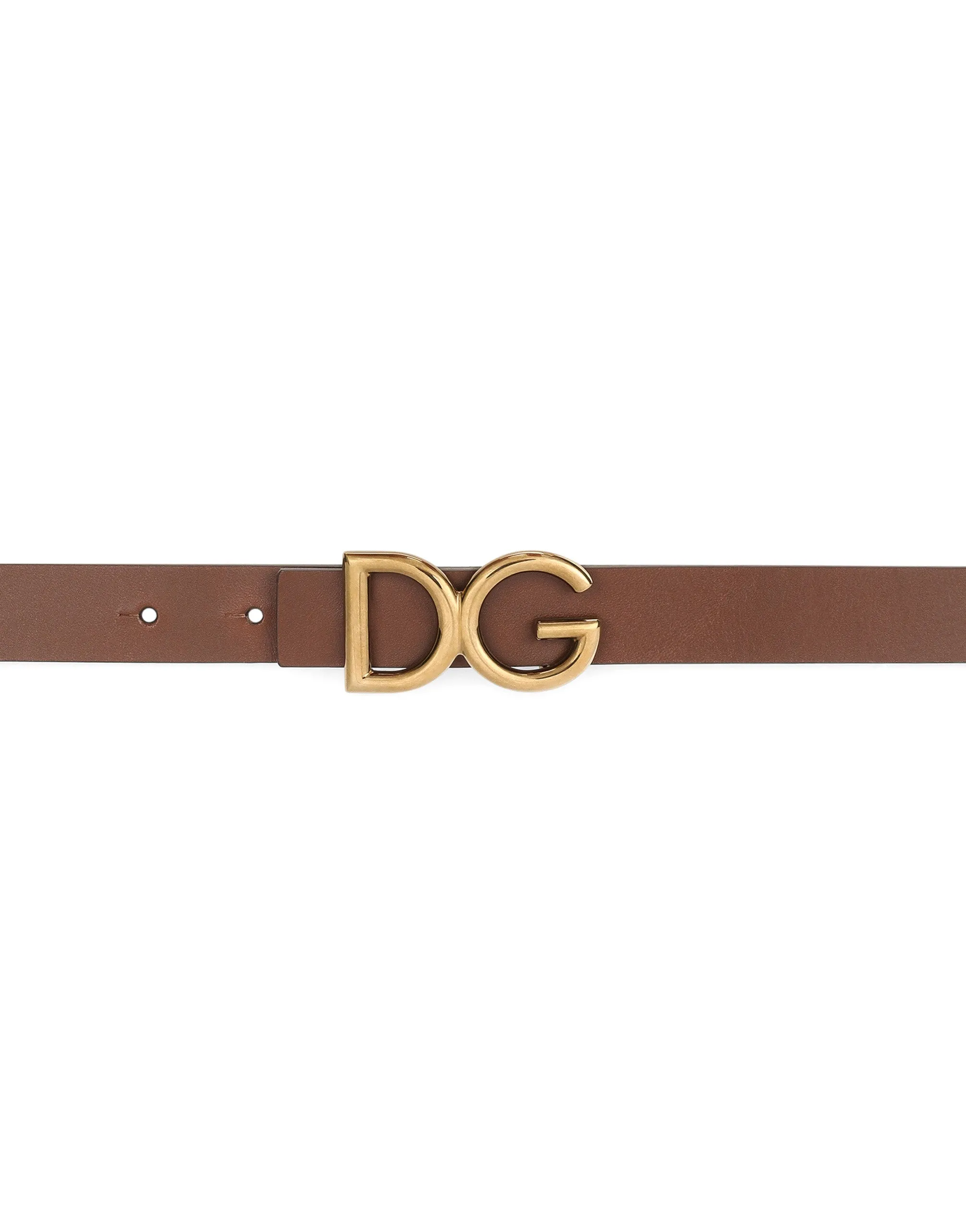 Dauphine leather belt