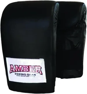 Deluxe Boxing Bag Gloves, Top-Grain Leather, Shock-Absorbing Padding, Elastic Wrist, Lightweight & Durable, Perfect for Boxing & Training