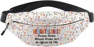 Dermatologist Gift Dermatology Crossbody Bag Skin Doctor Graduation Gift Skin Therapist Bum Bag