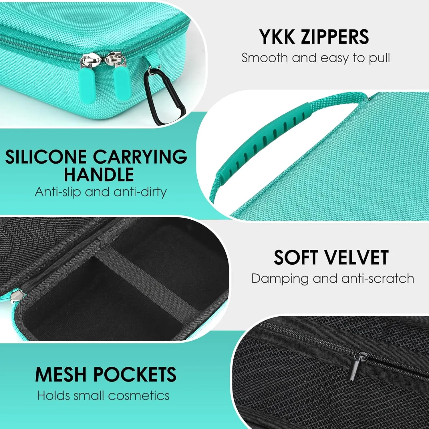 Diabetic Travel Case for Supplies - Portable Diabetes Carrying Case for Glucose Monitor, Insulin Pens, Test Strips, Lancets