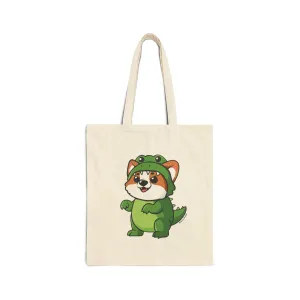 Dino Corgi Tote Bag
