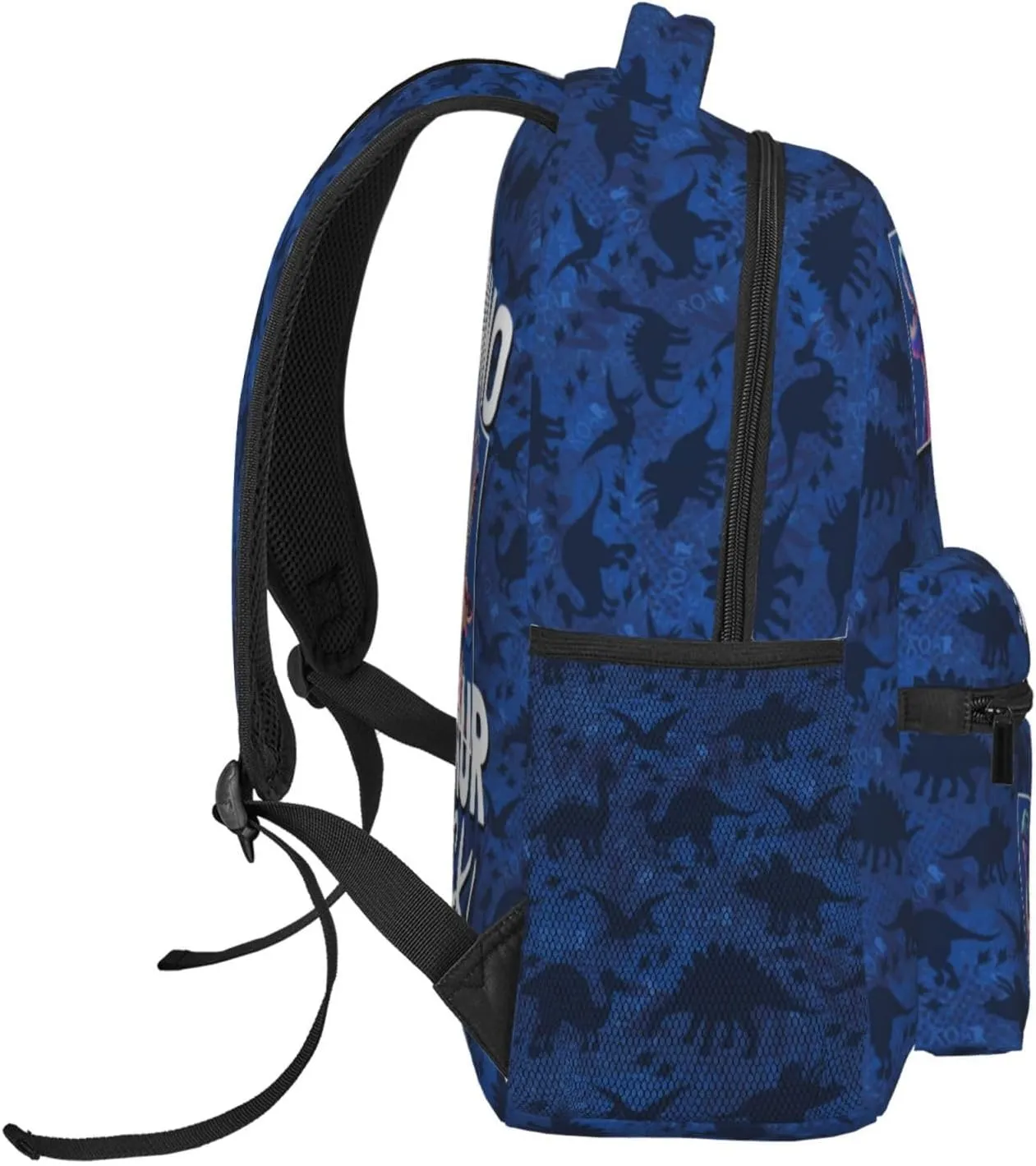 Dinosaur Backpack Blue Dinosaurios Backpacks Travel Backpack Funny Simple Modern Backpacks Cute Waterproof Animal Dinosaur Bookbag Trendy Simply Animals Lightweight Backpack