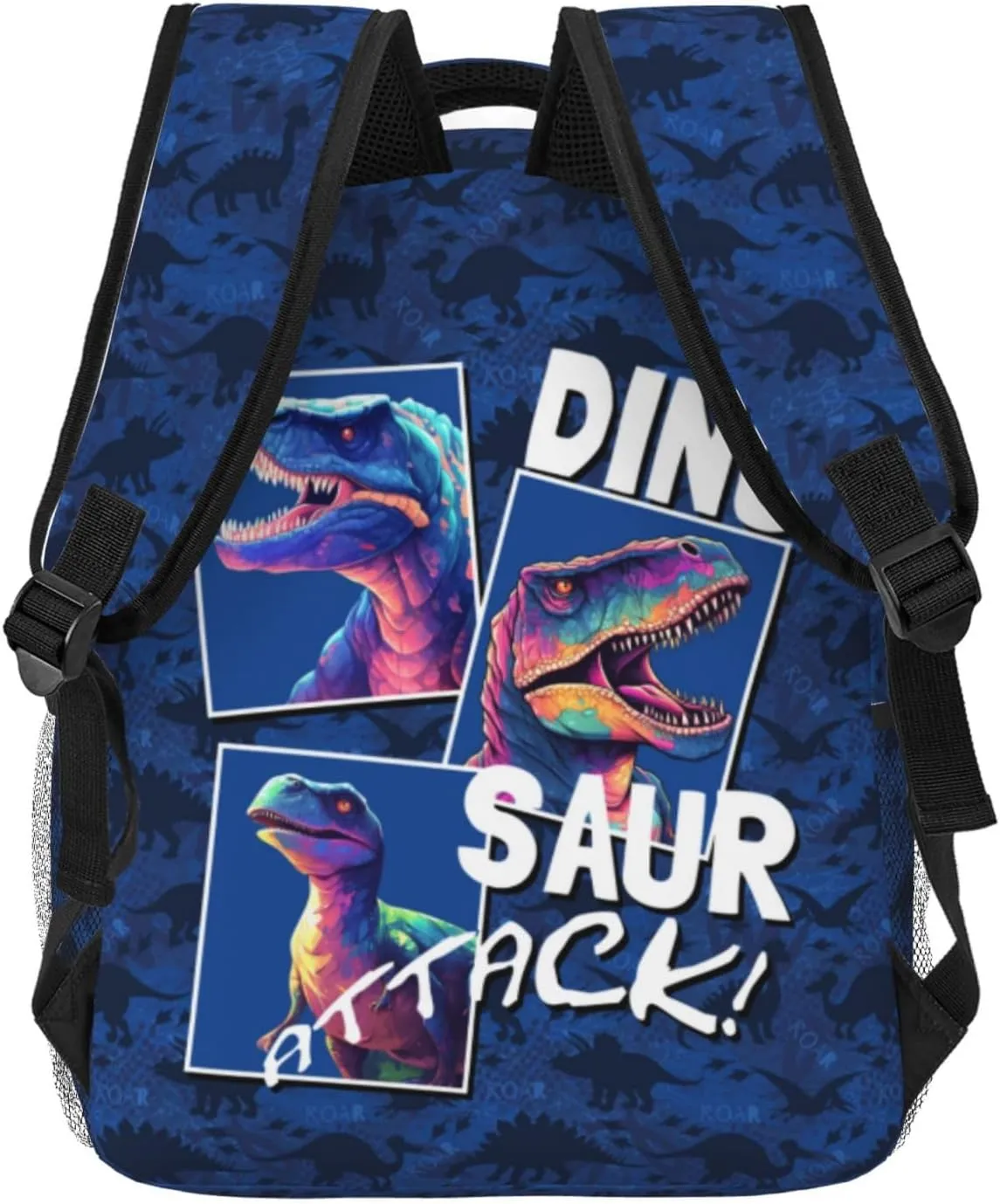 Dinosaur Backpack Blue Dinosaurios Backpacks Travel Backpack Funny Simple Modern Backpacks Cute Waterproof Animal Dinosaur Bookbag Trendy Simply Animals Lightweight Backpack