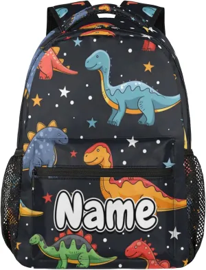 Dinosaurs Stars Large Backpack Fashion Travel Backpacks for Business Women Men Casual Laptop Bag Waterproof Lightweight Shoulder Bags 16in