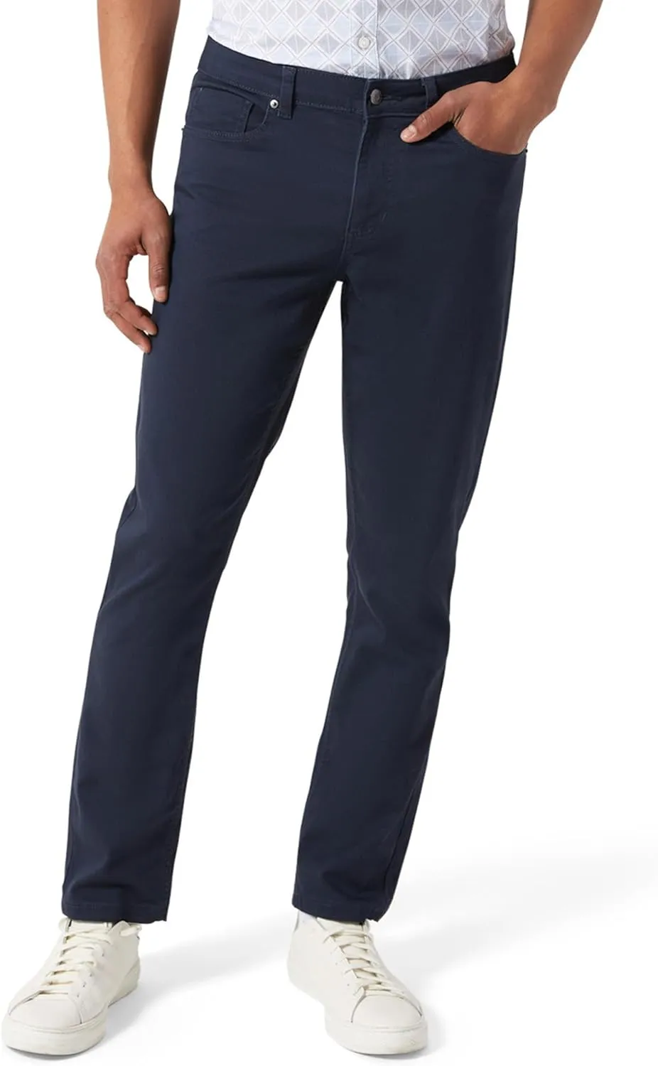 DKNY Mens Pants - Slim Fit Business Casual Pants for Men | Ultra Soft Mens Chino Stretch Work Pant | Everyday Casual Slacks
