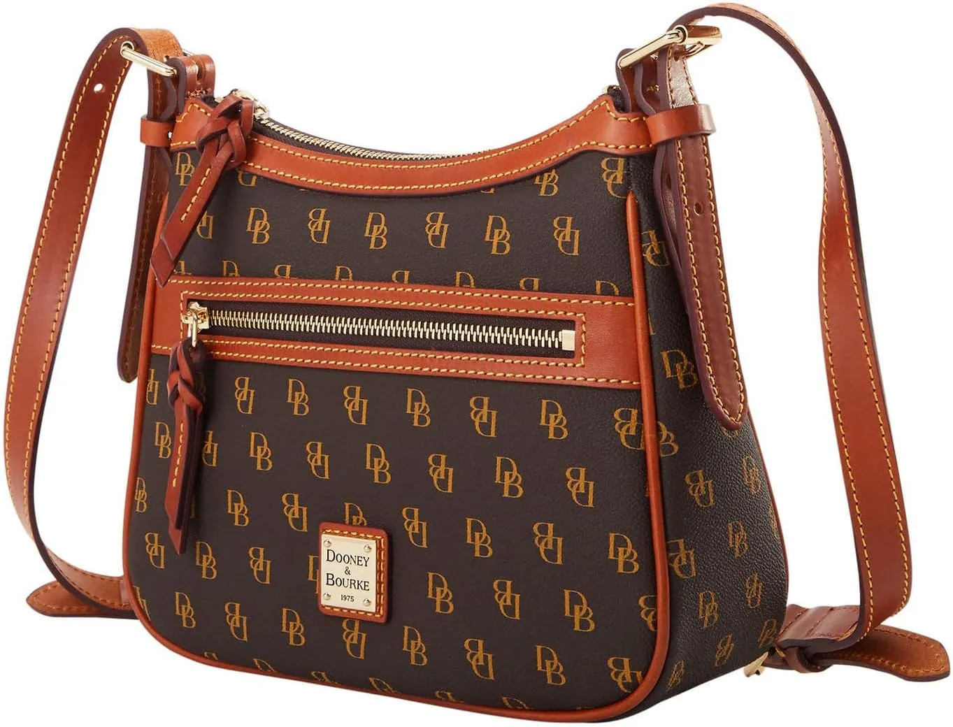 Dooney & Bourke Crossbody Bags for Women, Gretta Presley Women's Small Crossbody Purse with Zipper Pocket