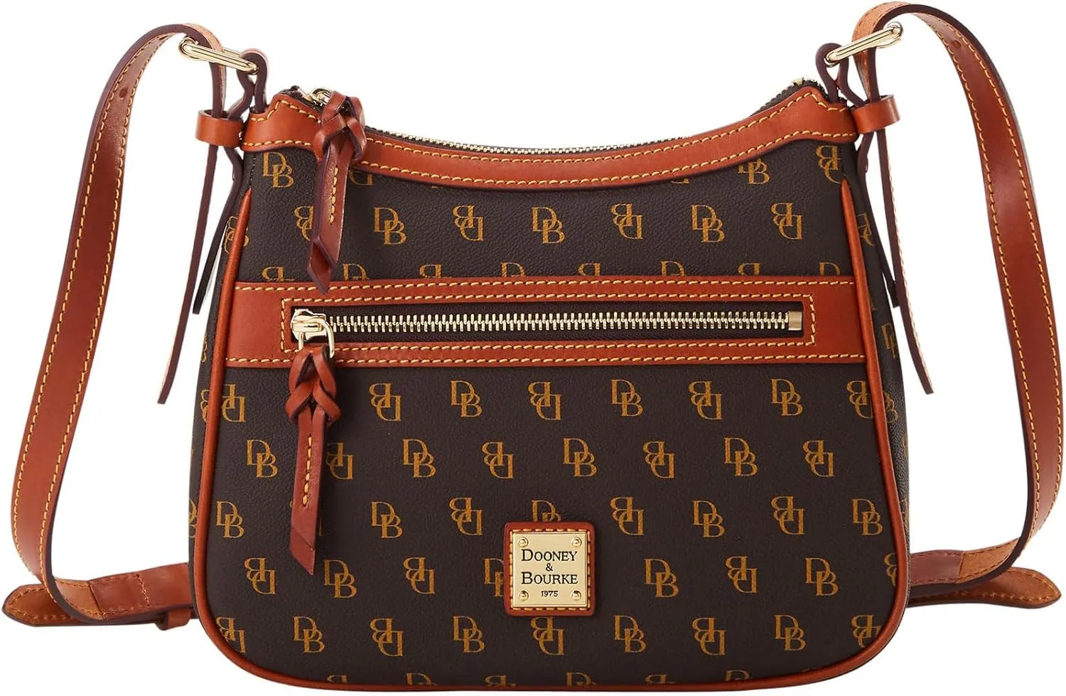Dooney & Bourke Crossbody Bags for Women, Gretta Presley Women's Small Crossbody Purse with Zipper Pocket