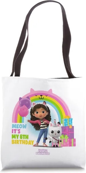 DreamWorks Gabby’s Dollhouse 6th Birthday Tote Bag