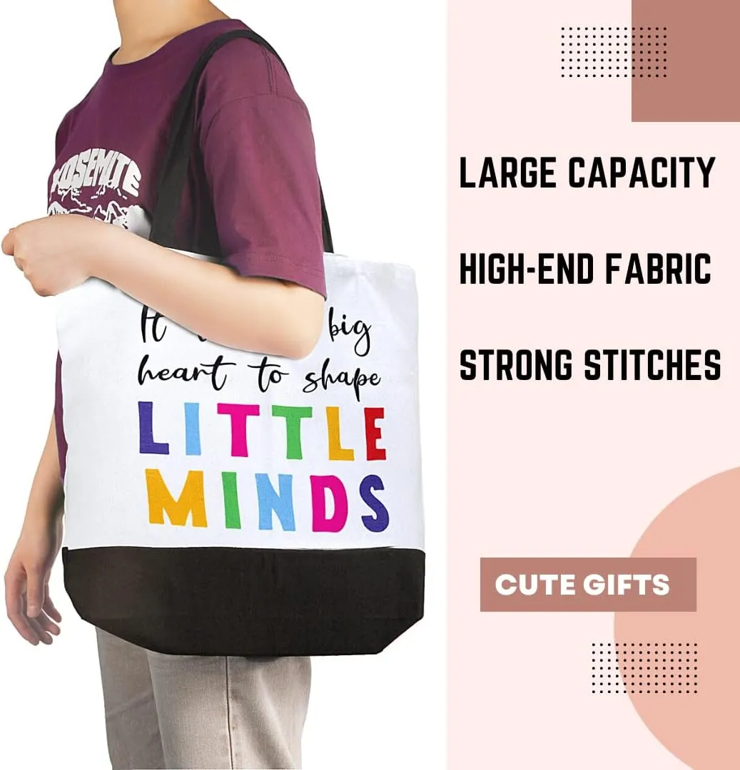 ECOHIP 2 Pack Totes Bag Teacher Appreciation Gifts for Women Christmas