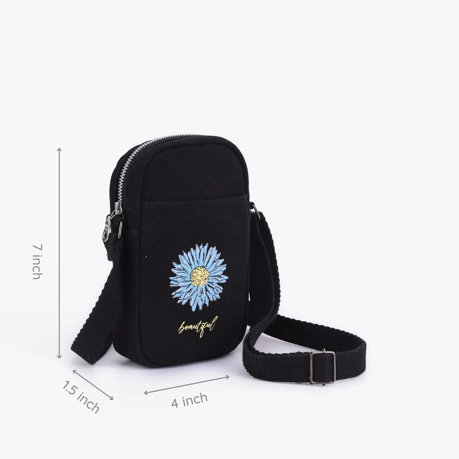 Ecoright Phone Bag, Small Crossbody Bags for Women, Phone Purse with Adjustable Cotton Strap